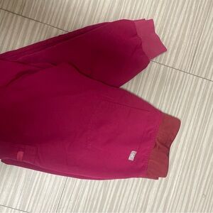 Figs Technical Collection Scrub Pants in Rich Pink